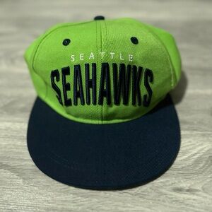 Seattle Seahawks Green and Blue Cap